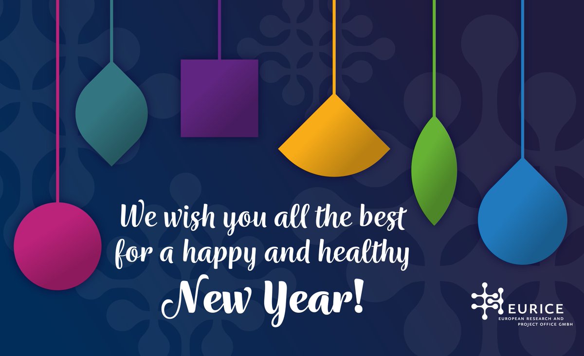EURICE - European Research and Project Office (@eurice_eu) on Twitter photo Warm holiday wishes from the entire #Eurice team to our valued partners and followers! 🎄
Thank you for your continued collaboration & support in 2024. We're looking forward to sharing more groundbreaking #research and #innovation with you in the year ahead.🌟 Warm holiday wishes from the entire #Eurice team to our valued partners and followers! 🎄
Thank you for your continued collaboration & support in 2024. We're looking forward to sharing more groundbreaking #research and #innovation with you in the year ahead.🌟