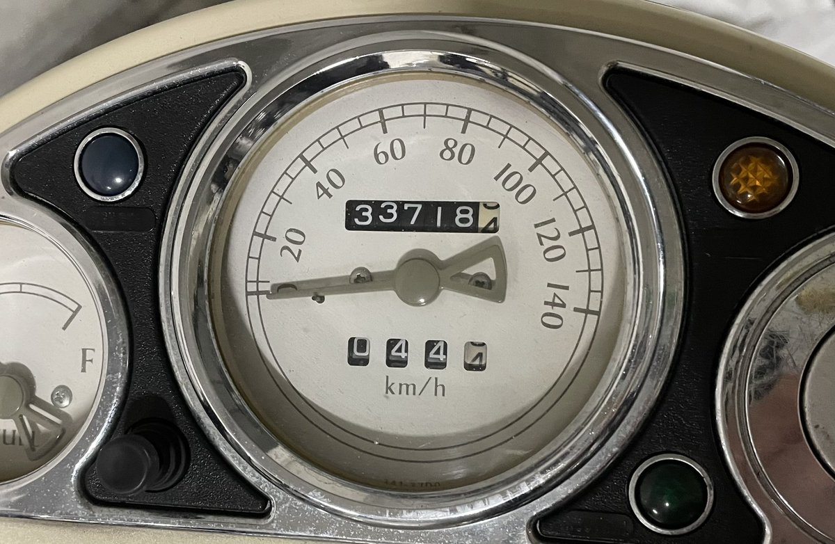To_oya_'s tweet photo. SW-1のお輿入れ記念日なので、走行距離をパシャリ。あまり走れてないなぁ。
トリップメーターの値が不吉だw https://t.co/wKJzdn44Qm