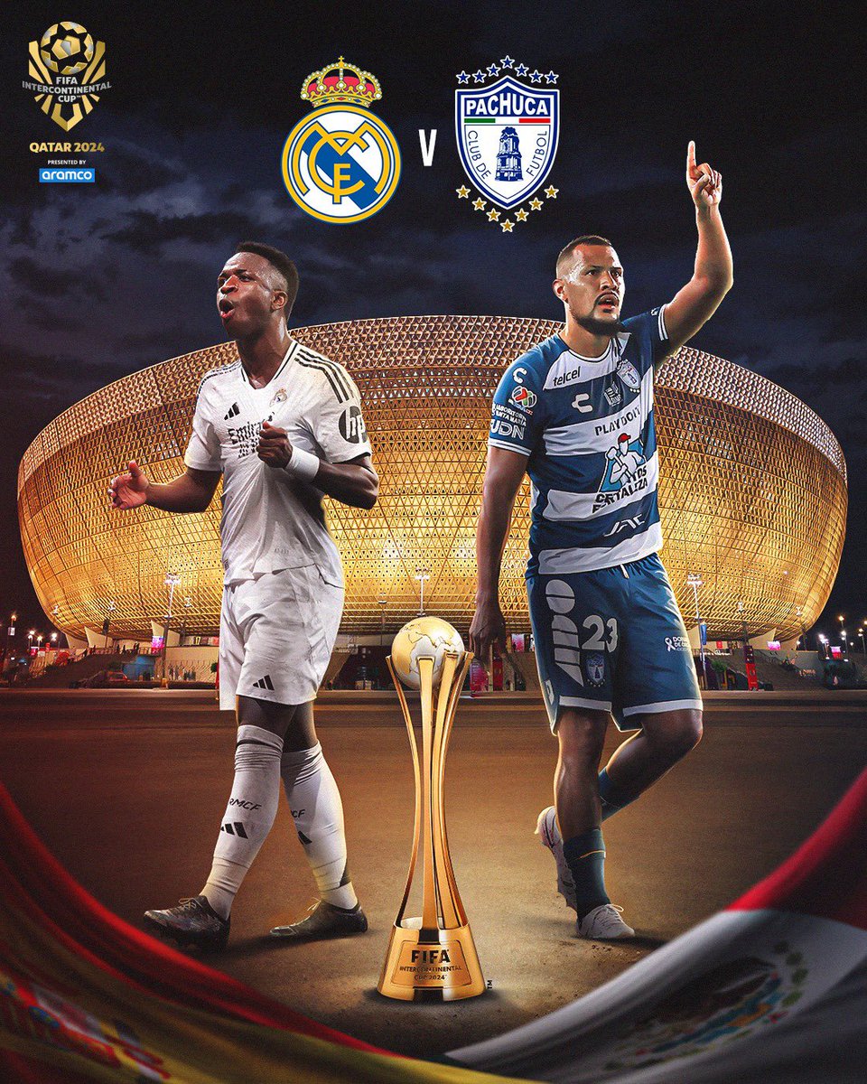 Benjamin Da Silva (@benjdasilva) on Twitter photo 🏆 Nouveau titre pour le Real Madrid ?
🌎 Rdv à 18h pour la finale de la Coupe Intercontinentale entre le Real et Pachuca au Lusail Stadium.
<a href="/Omar_daFonseca/">Omar da Fonseca</a> #TeamDaDa <a href="/beinsports_FR/">beIN SPORTS</a> #FIFAIntercontinentalCup 🏆 Nouveau titre pour le Real Madrid ?
🌎 Rdv à 18h pour la finale de la Coupe Intercontinentale entre le Real et Pachuca au Lusail Stadium.
<a href="/Omar_daFonseca/">Omar da Fonseca</a> #TeamDaDa <a href="/beinsports_FR/">beIN SPORTS</a> #FIFAIntercontinentalCup