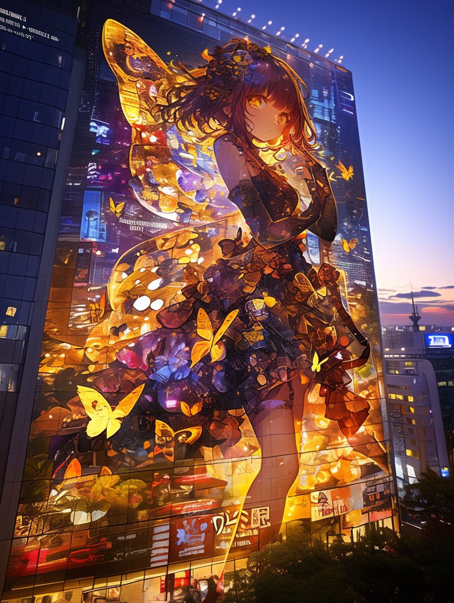 ビル🏙️いっぱいに