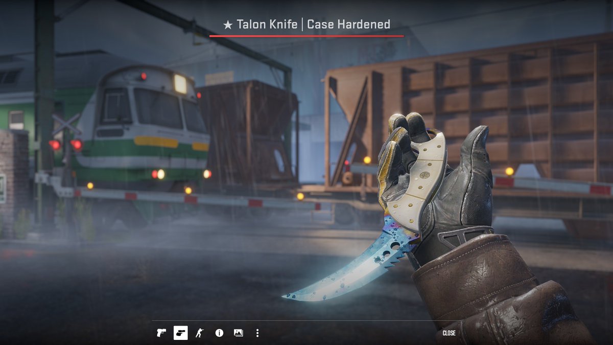 olafkswg's tweet photo. (Minimal Wear) Talon Knife | Case Hardened Blue Gem - Pattern 450 💍

Buyout - $2900
Current highest offer - None

Can take items/csfloat/crypto/youpin