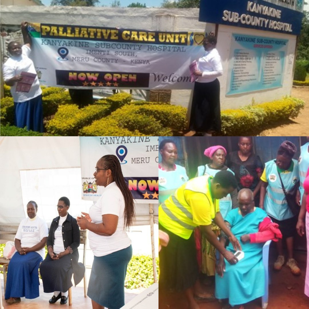 For 2 years, nurses Alice &amp; Susan cared for patients in corridors or under a tree in Meru County.

Now, thanks to their advocacy &amp; support from Hospice Care Kenya, they have a dedicated space for compassionate palliative care.

👏Incredible work! #PalliativeCare #HealthcareHeroes