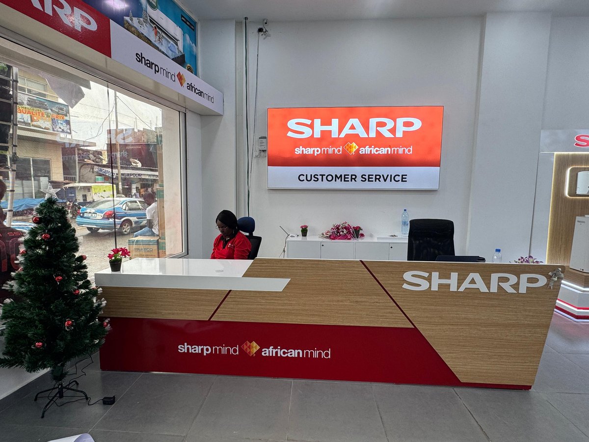 sharp_ce_mea's tweet photo. We are excited to announce the opening of our new Showroom &amp; Service Centre in Pointe Noire, PR Congo.
Providing 1 year warranty on respective Sharp products, this showroom &amp; Service center will serve as a central hub for Sharp brand in PR Congo.
#SharpMEA #SharpShowroom https://t.co/9qWzBEFMAR