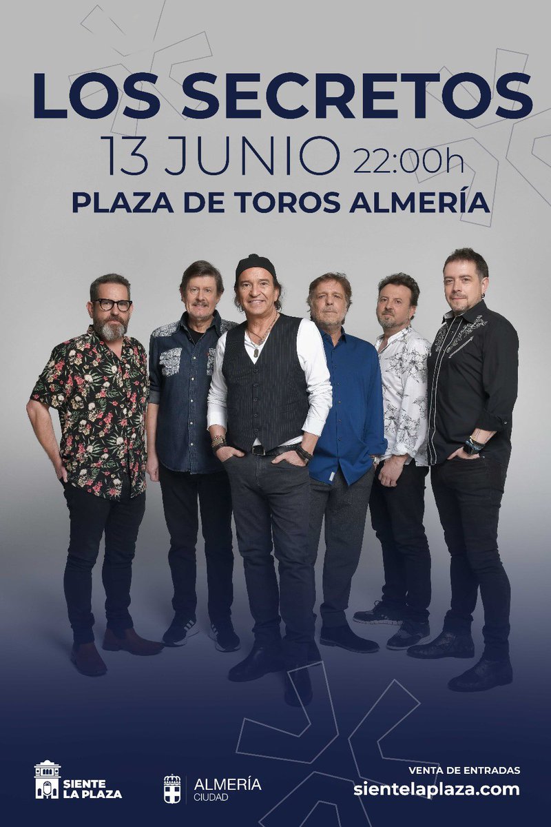 los_secretos's tweet photo. 📍 ALMERÍA
🗓 13 de junio de 2025
📌 Plaza de toros

🎫 Entradas ya a la venta: https://t.co/E4k76xE1Zr https://t.co/oTCitnWJuw