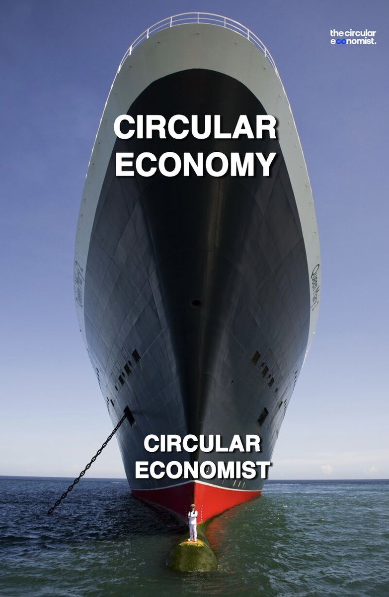 I spent 4 years as a circular economy manager in a 2000+ people org. Here are 3 lessons I wish I knew sooner: 

1. No one cares 
↳ large companies have 1000 priorities
↳ circular economy is just 1 out of many
↳ It's your job to make the topic interesting, and relevant

2.