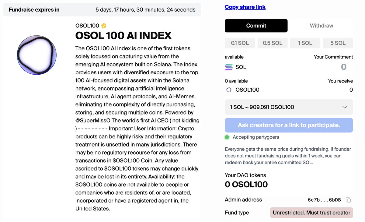 The best DAOs launch coming #OSOL100

So excited, pump $OBOT to the moon, pump $OSOL to the moon 🚀

Let's do this <a href="/shadid_io/">SHADID.IO 🇶🇦🇵🇸</a>, <a href="/SuperMissO/">Miss O</a>