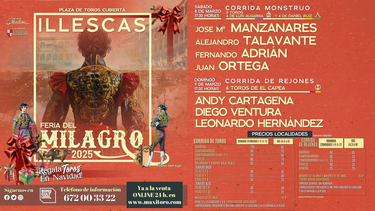 ➡️ 𝘼𝙂𝙀𝙉𝘿𝘼 || ¡¡Qué ilusión!! Empiezan a salir los primeros carteles de 2025. #Leonardo  estará presente en la gran cita de la Feria del Milagro de Illescas.

Próximo 9 de marzo.

#Leonardo2025
#LeonardoProfundo