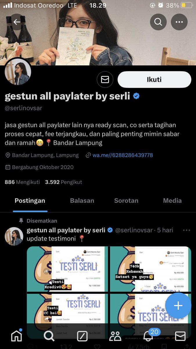 chovcolat's tweet photo. Tambahin , fee nya 22% katanya https://t.co/8nZ0MjRCnR
