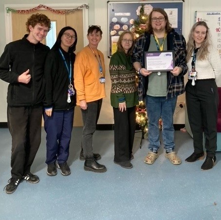 The Darwin has also received our certificate today for our carer friendly tick and is proud to show it off