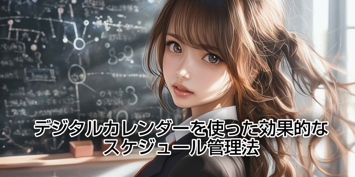 デジタルカレンダーを使った効果的なスケジュール管理方法 colorful-school.fun/digi-cale-sch/