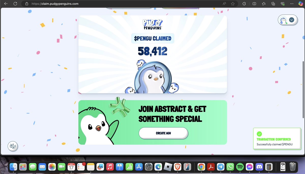 Last night was an early Christmas Aguinaldo to all of <a href="/SuperteamPHL/">Superteam Philippines</a> members as everyone received  27,840 $PENGU from <a href="/pudgypenguins/">Pudgy Penguins</a> 

What a great way to send a happy holiday's greetings! 🐧