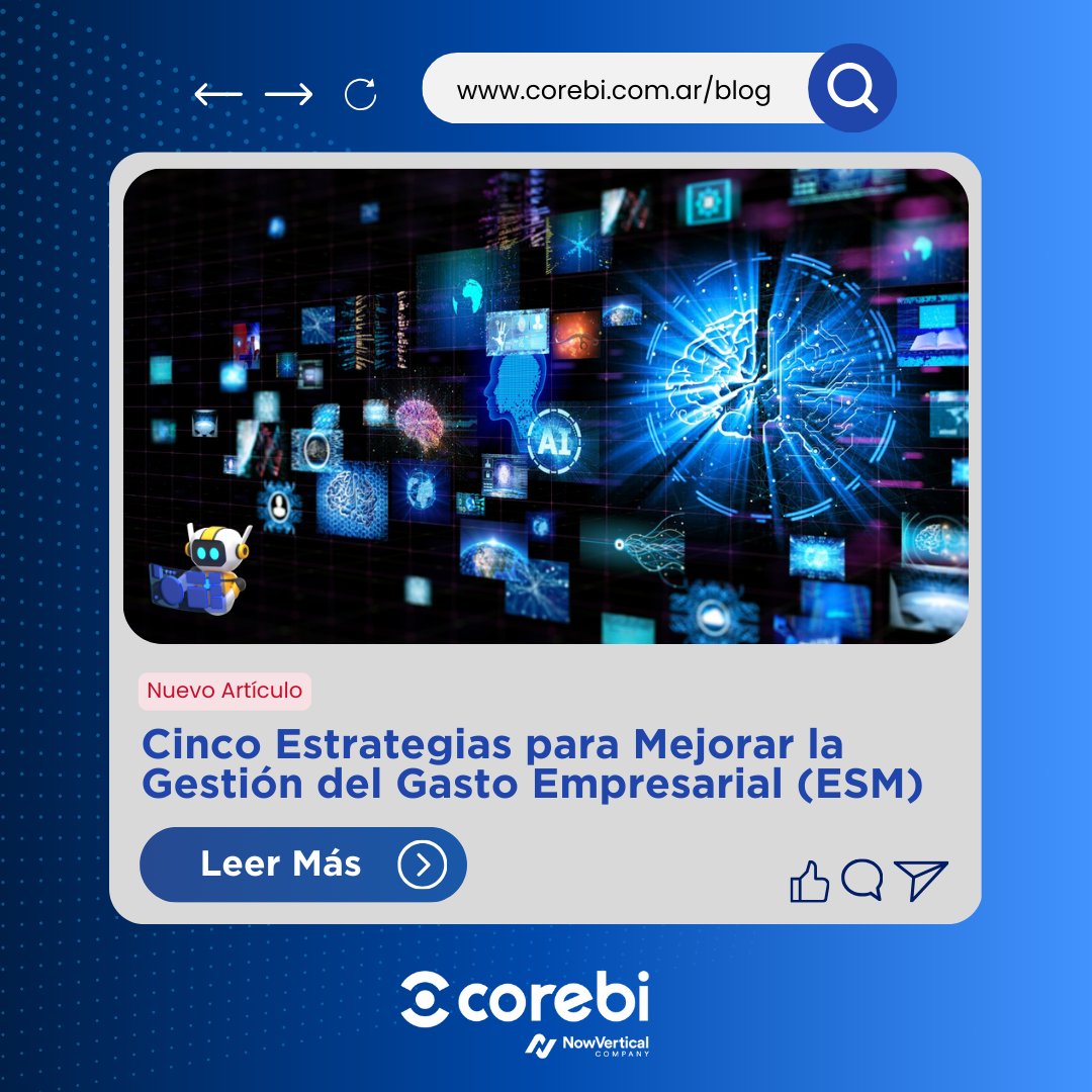 Optimiza la gestión del gasto empresarial con 5 estrategias clave para aumentar eficiencia y sostenibilidad financiera. 💼
📊 Descubrí cómo mejorar procesos, automatizar y fomentar una cultura de conciencia de costos.

Leé la nota completa aquí. 👉lnkd.in/dVJtHK8i