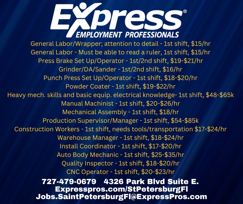 #ExpressPros
#TopJobs