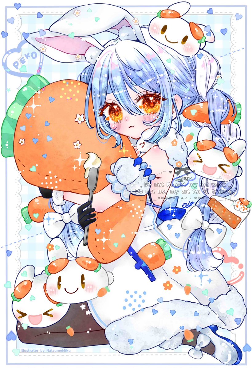 うさだっこ👯‍♀️🐰🥕 #ぺこらーと