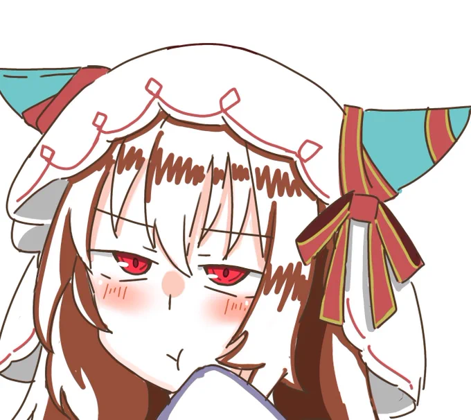 便乗してみる。#顔だけで50RT来たら強者#ウマ娘 