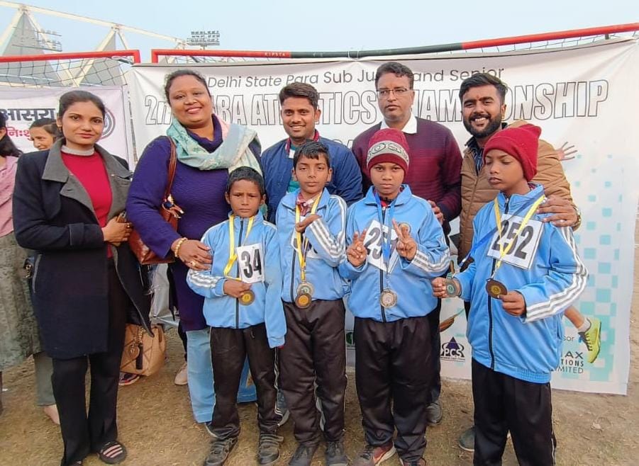 RoopNagarSchool's tweet photo. Delhi State Para Athelete Champion- Sonu Verma Won Silver 🥈 in 100 mtr and Bronze 🥉 in Discuss- Roop Nagar School https://t.co/dqzz7Tyo0z