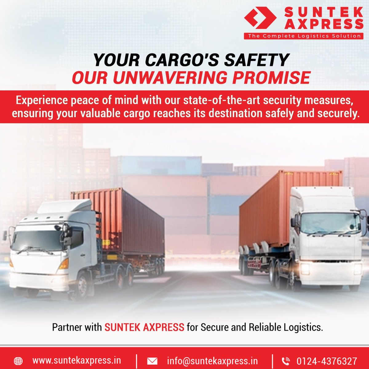 Suntek_Axpress's tweet image. Partner with Suntek Axpress for secure and reliable logistics. Your cargo&apos;s safety is our priority.
#suntekaxpress #logisticsolution #logistics