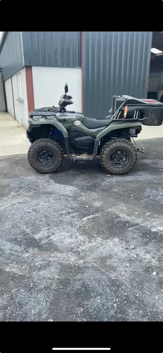 Quad bike robbed in Clonmore Templemore area last night. Any information please Pm. Please share