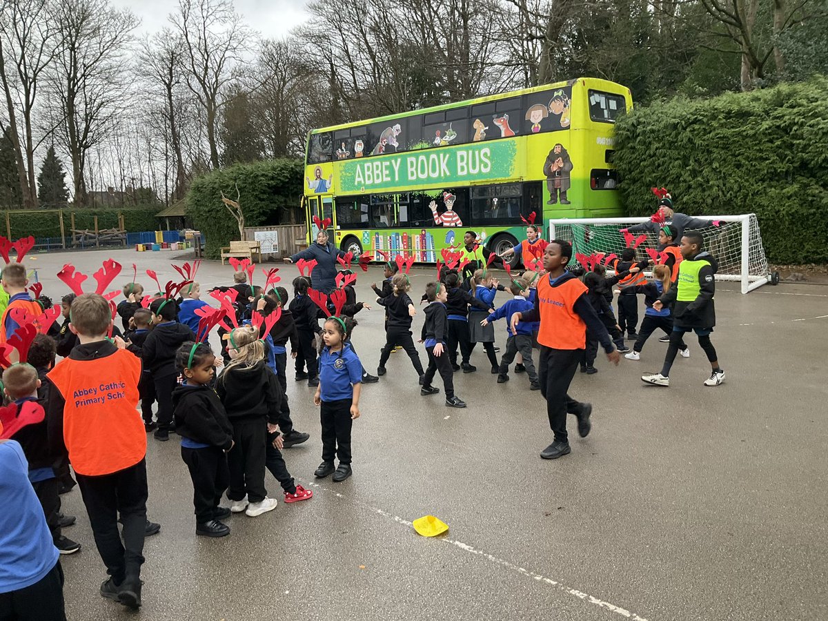 AbbeyPrimary's tweet photo. #rec warmed up ready to do the #rudolphrun to raise money for charity. #PD https://t.co/gy8dHaqRYr