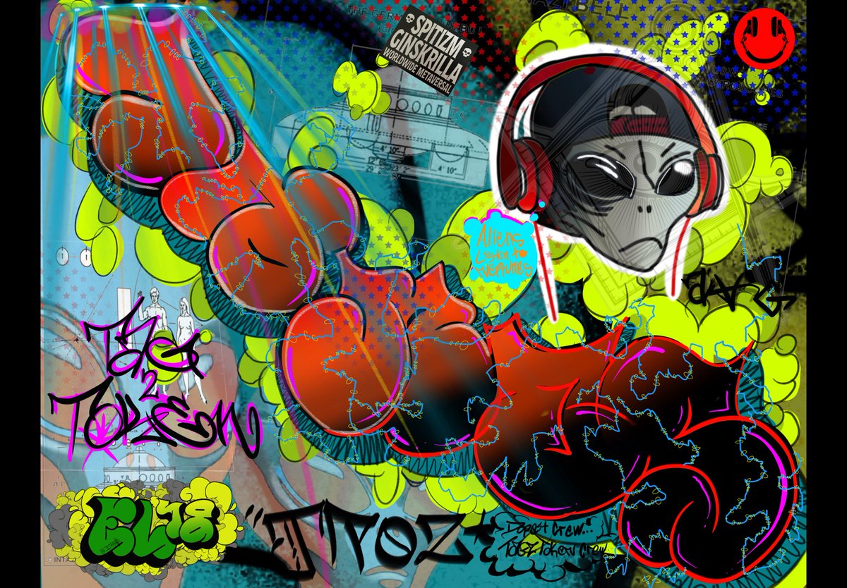 GINskrilla's tweet photo. Everybody is trying to leave their mark in the world that’s why there is #graffiti and babies
@UplandMe #sparklet #metaverse
#lifecolor #art https://t.co/z8y3J7K8wY