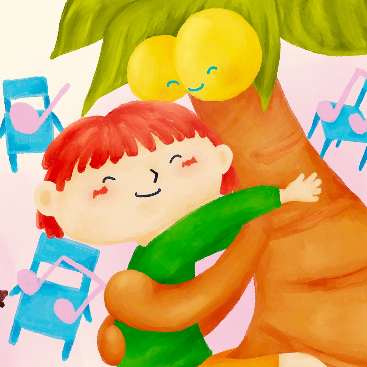 絵本大賞の投票、お願いいたします📚✨

⇩「イスとりゲーム」より
大好きな大好きな自分だけのイスとともに