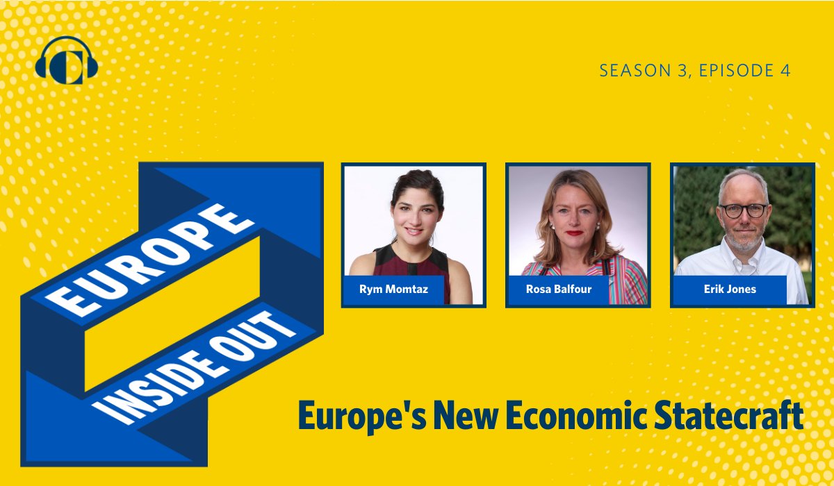 Carnegie Europe (@carnegie_europe) on Twitter photo 🎧 | Several crises have exposed the weaknesses of the EU's political economic model.
In a new episode of #EuropeInsideOut, host <a href="/RymMomtaz/">Rym Momtaz ريم ممتاز (rmomtaz.bsky.social)</a> spoke to <a href="/RosaBalfour/">Rosa Balfour</a> & <a href="/Ej_Europe/">Erik Jones</a> about how the bloc is adjusting its economic policies & what challenges await: europe-inside-out.simplecast.com/episodes/europ… 🎧 | Several crises have exposed the weaknesses of the EU's political economic model.
In a new episode of #EuropeInsideOut, host <a href="/RymMomtaz/">Rym Momtaz ريم ممتاز (rmomtaz.bsky.social)</a> spoke to <a href="/RosaBalfour/">Rosa Balfour</a> & <a href="/Ej_Europe/">Erik Jones</a> about how the bloc is adjusting its economic policies & what challenges await: europe-inside-out.simplecast.com/episodes/europ…