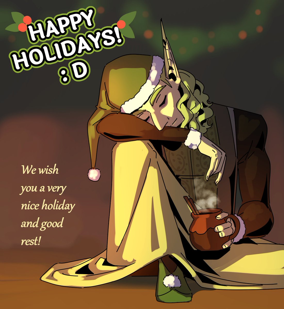 The whole Gentle Troll team wishes each and every one of you happy holidays 🥰

Take a good rest and take care of yourself. Oleander does the same 💚