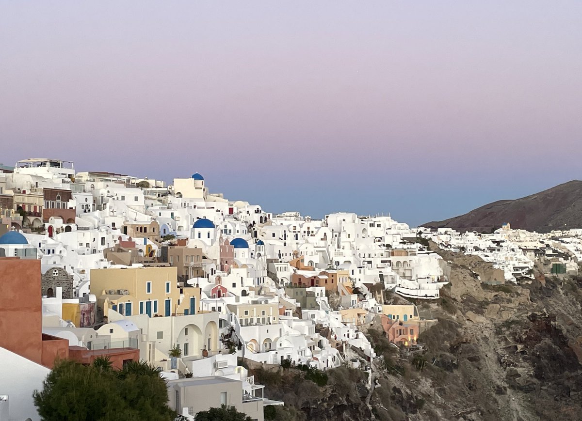 in Santorini https://t.co/qISVGauPOe