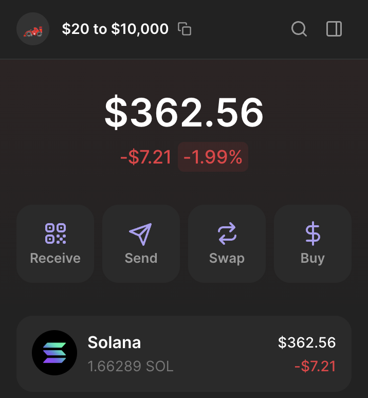$20 to $10,000 challenge update DAY 2

5x on $VIOLET (633k > 3.2M)
4.7x on #AioraAI (800k > 3.8M)
2.8x on $CHROME (122k > 350k)

I’m at $362 now, yesterday it was $112. wanna join?

like, retweet, and comment "BULLISH"

only for followers, make sure your DM is open