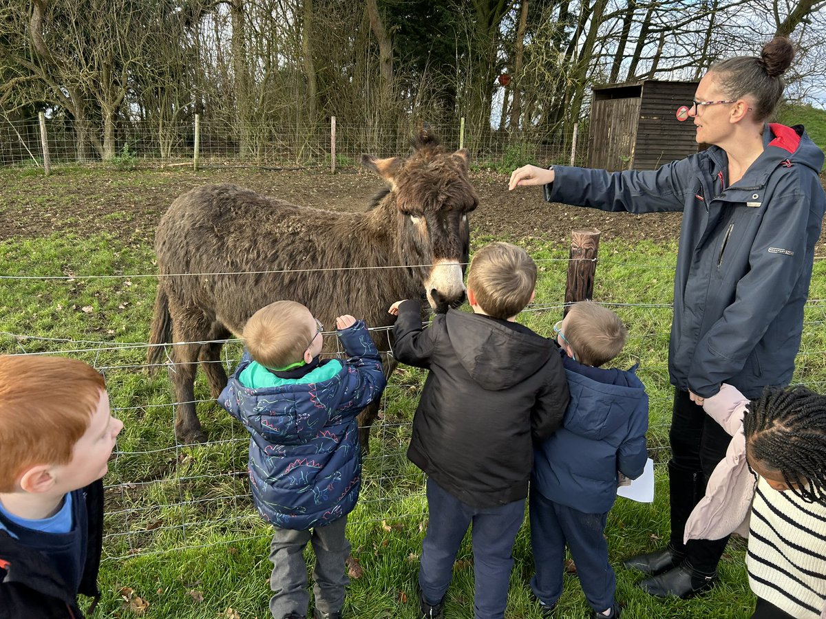 BarbyCEPrimary's tweet photo. Acorns having lots of fun at the Windmill Farm Park.  We’ve fed the reindeers and seen Santa! Next stop the elf workshop! https://t.co/Ab8D2ZoeHF