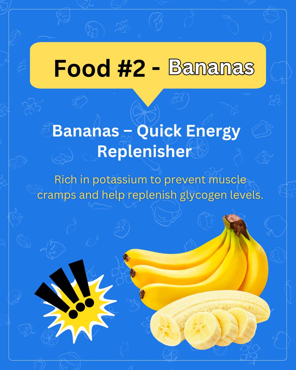 pobfit's tweet photo. Want to recover faster?
Add these top 5 superfoods to your diet:
1️⃣ Eggs
2️⃣ Bananas
3️⃣ Salmon
4️⃣ Greek Yogurt
5️⃣ Spinach
Fuel your body with the right nutrition to train harder and recover faster!
#powerofbasics #pob #pobfit #pobathlete #pobworld #pobcoach #fitness https://t.co/AgvazvbbnL