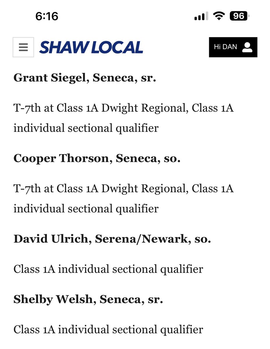 Dan Stecken, Ed.D. (@supt_stecken) on Twitter photo Congrats to the Lady Irish golfers on a great season, represented in the <a href="/MyWebTimes/">The Times - Shaw Local</a> area Honor Roll. Congrats to the Irish men for the honor as well.
<a href="/camryn_stecken/">Camryn Stecken</a>
Piper Stenzel
Shelby Welsh
#irishpride Congrats to the Lady Irish golfers on a great season, represented in the <a href="/MyWebTimes/">The Times - Shaw Local</a> area Honor Roll. Congrats to the Irish men for the honor as well.
<a href="/camryn_stecken/">Camryn Stecken</a>
Piper Stenzel
Shelby Welsh
#irishpride