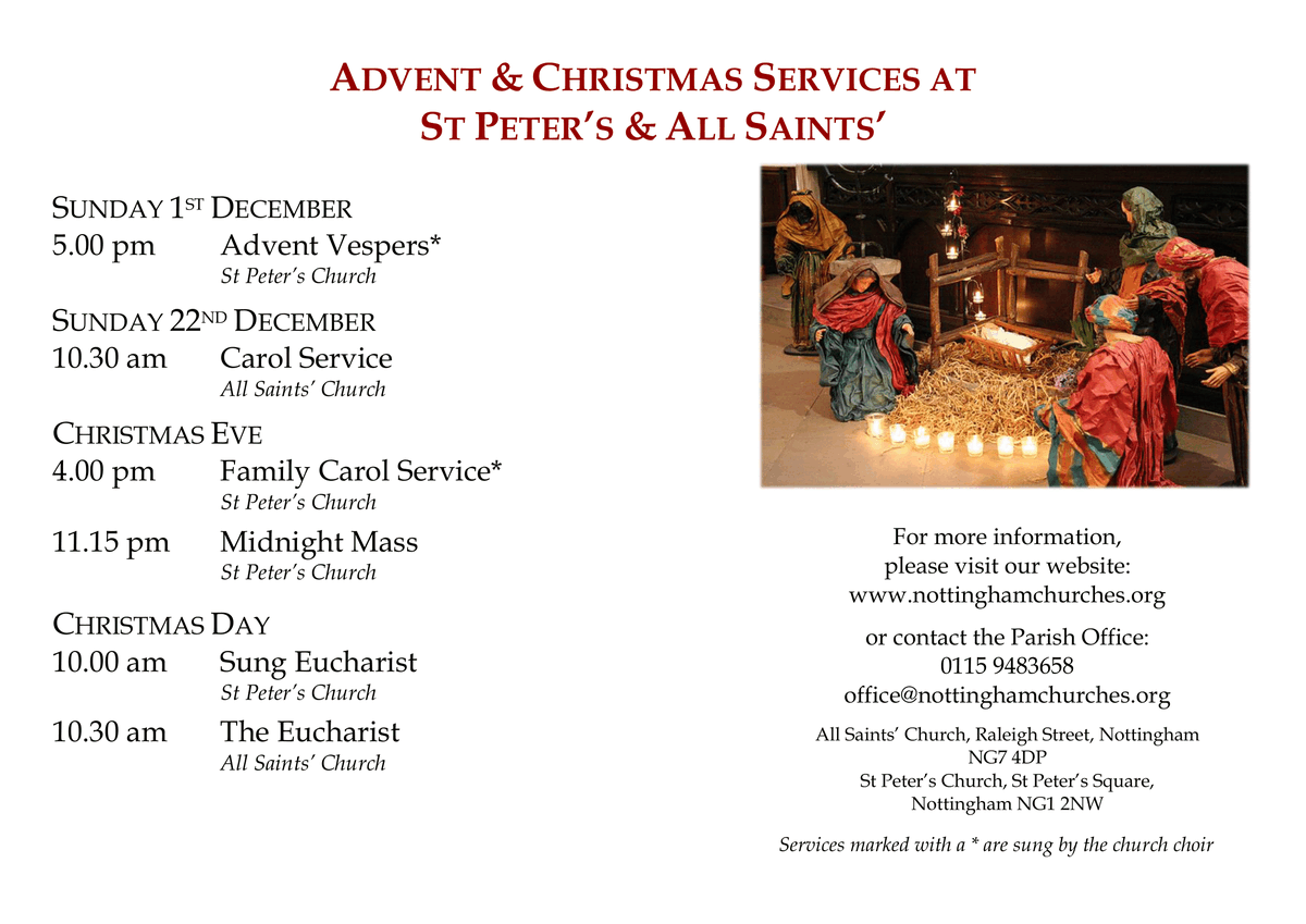 St Peter & All Saints Nottingham (@nottmchurches) on Twitter photo 