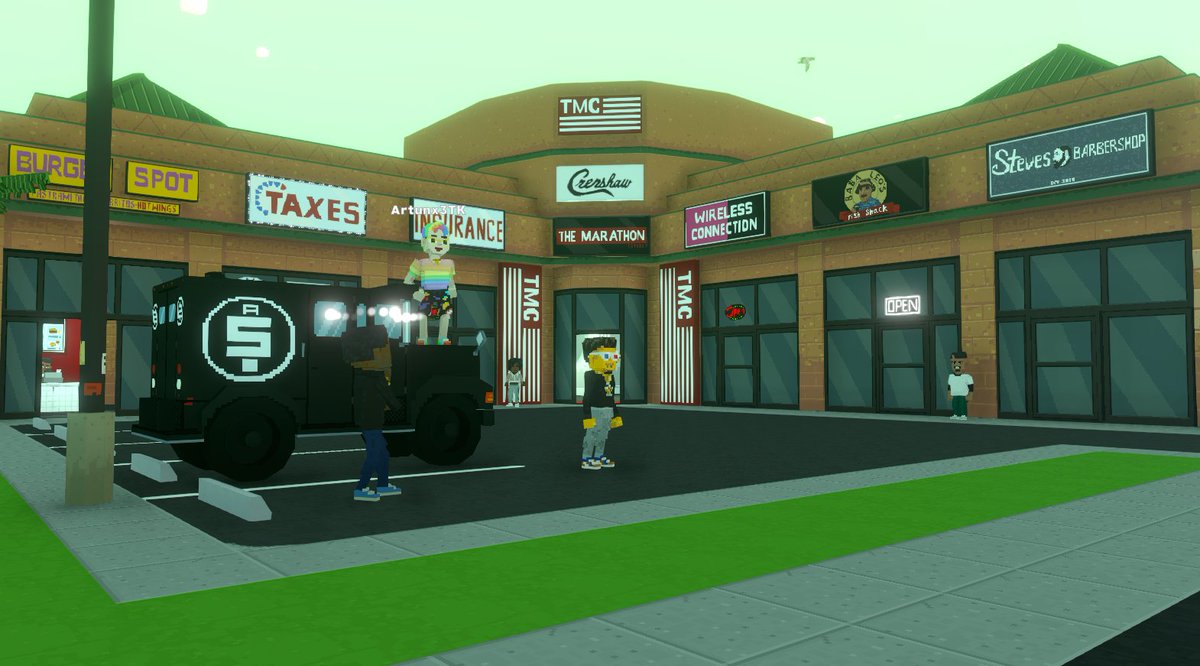 Hanging out at the TMC Parking Lot in Crenshaw  register-landings.sandbox.game/alphaseason4-s… #TheSandbox #AlphaSeason4 #AS4SocialChallenge