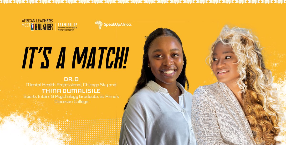 theBAL's tweet photo. Meet our #TeamingUp duos working on health and wellbeing to elevate #AfricanSports !
Thina from South Africa with Dr. O from @chicagosky!
@Grace_Wang, a Kenyan coach, with @drkensa and @jwideman10 from @nba!
#AfricanLeadHERs #BAL4HER https://t.co/h2pdbcaga8