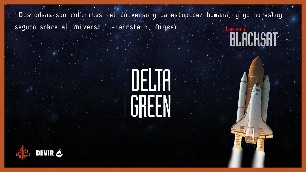 Dame Rol y Dime Friki (@damerolydf) on Twitter photo Miércoles de Misterio. Esta noche sobre las 22:20h jugamos a #Deltagreen de <a href="/DevirIberia/">Devir Iberia</a> "Blacksat".
La tripulación formada por <a href="/AntzTaracido/">Antz Taracido Lago</a> <a href="/RoleameEsto/">Gurre - Roleáme esto</a> <a href="/tulio_cotta/">Manu</a> y Jarto, ¿Te vienes? ⬇️
twitch.tv/damerolydimefr… Miércoles de Misterio. Esta noche sobre las 22:20h jugamos a #Deltagreen de <a href="/DevirIberia/">Devir Iberia</a> "Blacksat".
La tripulación formada por <a href="/AntzTaracido/">Antz Taracido Lago</a> <a href="/RoleameEsto/">Gurre - Roleáme esto</a> <a href="/tulio_cotta/">Manu</a> y Jarto, ¿Te vienes? ⬇️
twitch.tv/damerolydimefr…