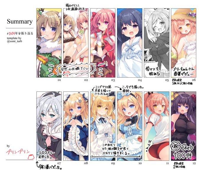 毎年恒例のやつやりました

#2024年を振り返る 