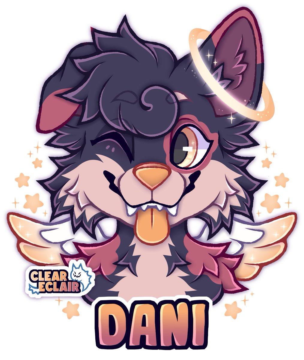 clear_eclair's tweet photo. Badge for @wxldinnx!! 🌠✨ https://t.co/McD0yqpzcE