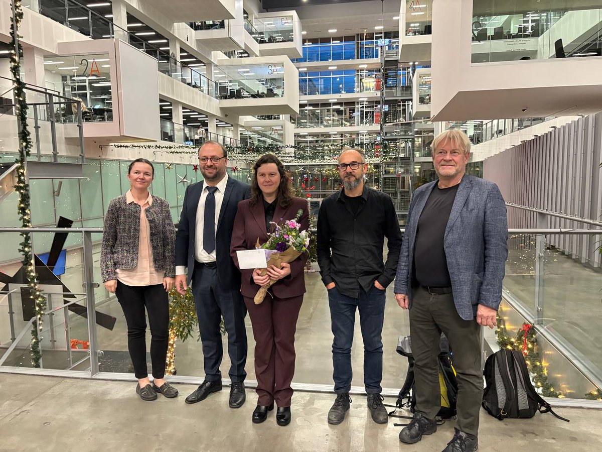 NLPnorth's tweet image. Congratulations to Dr. @mizmarija for defending her thesis "Phonetic Vowel Representation for Cross-Lingual Automatic Speech Recognition"! Well deserved 🎓🎉