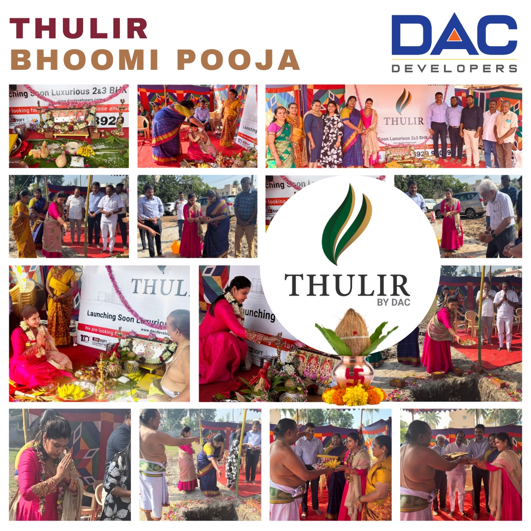 dac_developers's tweet image. DAC is proud to announce the graceful inauguration of Project &quot;Thulir&quot; in Thudiyalur, Coimbatore today. This marks the beginning of a journey towards prosperity and well-being at our latest project location. Happy days ahead! 

#DACDevelopers #ThulirInauguration