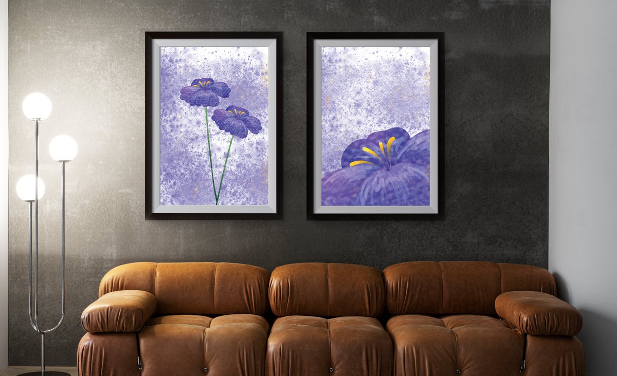 BegumDesigns's tweet photo. Every color has a voice, and purple speaks of serenity. 🌿✨
'Melody of Purple' – A modern floral art series celebrating simplicity and calmness. 💜🎨
@CodeToInspire
#DigitalArt #FloralDesign #MinimalistArt #PurpleVibes #HomeDecor 
https://t.co/PiLVzFFw3V https://t.co/0oQTKa8WqZ