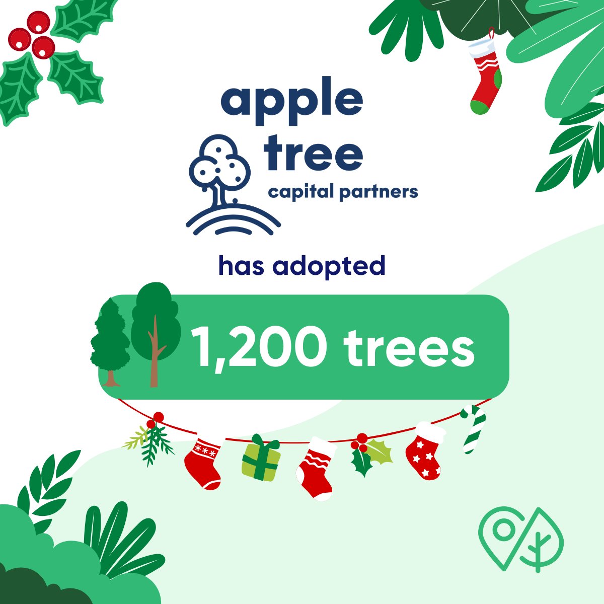 Every Christmas, Apple Tree Capital Partners proudly supported Life Terra by donating trees to their clients.

To date, the company has generously contributed over +1,200 trees planted in The Netherlands.

We want to thank their commitment!

#christmasgift #climateaction