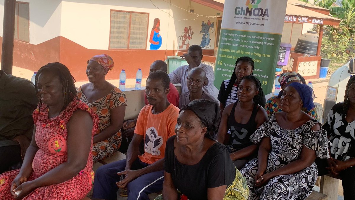 NCDAllianceGh's tweet photo. To ensure inclusivity in the advancement of primary healthcare across regions, @GhanaNcd extended its review meeting in Wamase and Alata in the Ashanti Region to take stock of progres made in the implementation of the scorecard and identify challenges to be addressed.
@WHOGhana https://t.co/GxPKEvuvPl