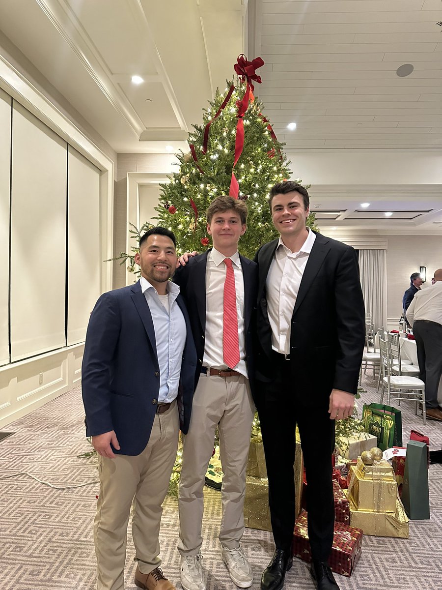 Two of the best QBs in New Canaan History and an average football coach.

G̶a̶m̶e̶ ̶M̶a̶n̶a̶g̶e̶r̶. Dog. 

Been a ride QB1 🤝🏼 <a href="/lcrob11/">Luke Robinson</a> 

#QBs