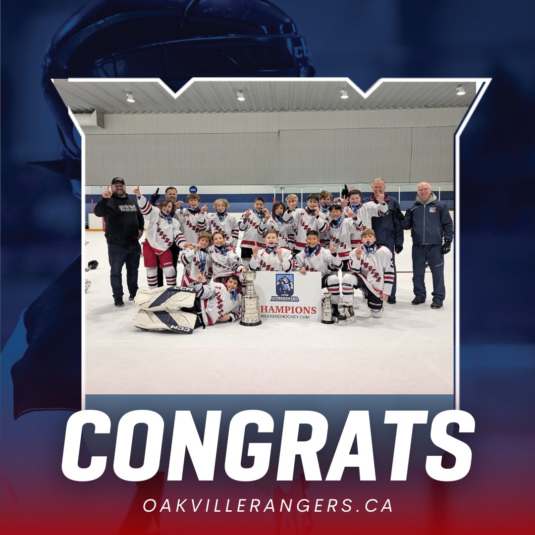 🏆 Celly Alert! Back-to-Back Champions! 🏆

Congratulations to the Oakville Rangers U12 Adv Team for bringing home another Championship Title—this time at the Lefroy Christmas Classic recently! 🎄🥇