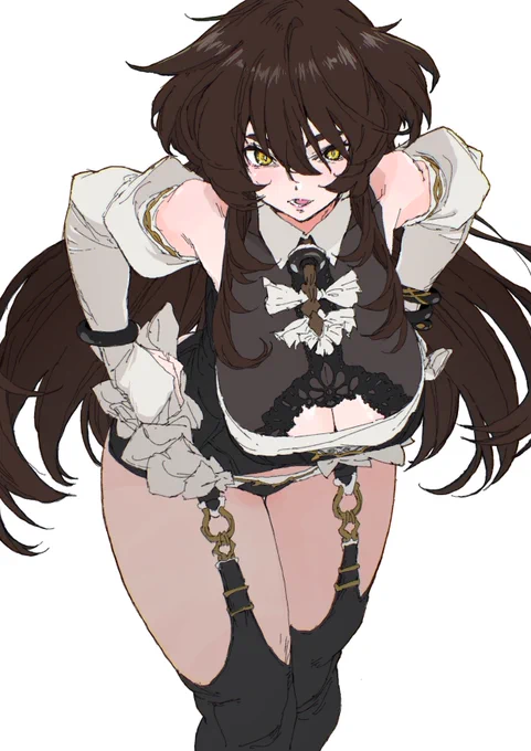 Skebで描いたセクシーねーちゃん 