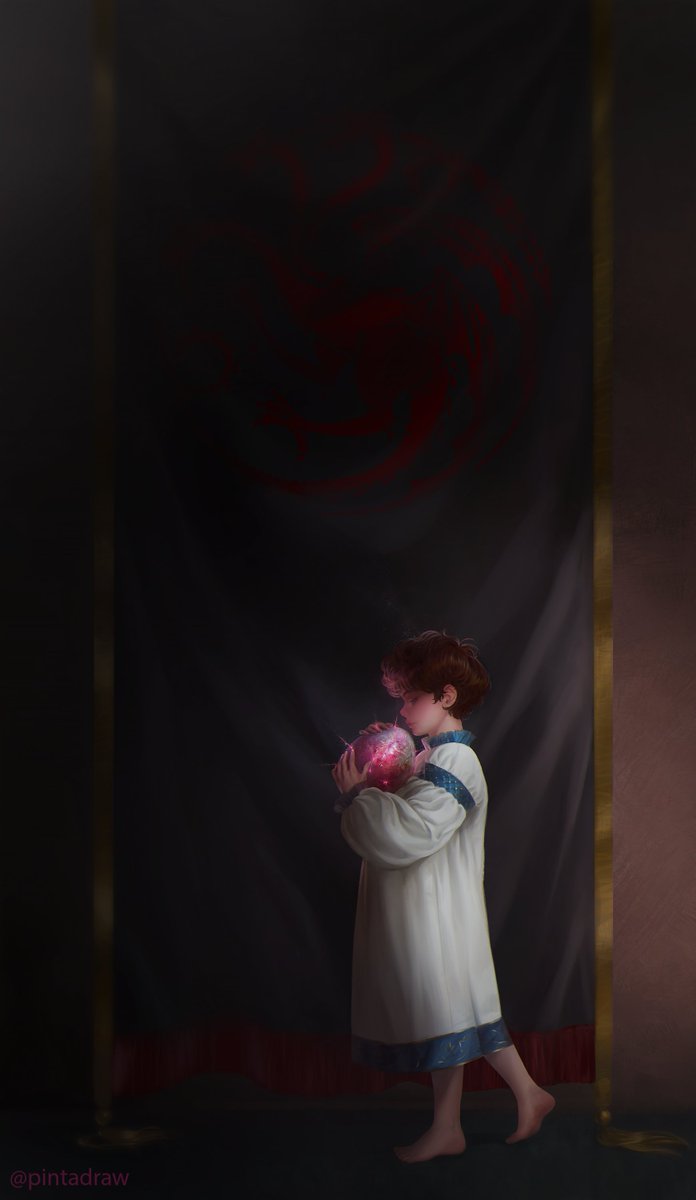 PinTadraw's tweet image. A sleepy baby Lucerys with Arrax.

#Asoiaf #Hotd #LucerysVelaryon