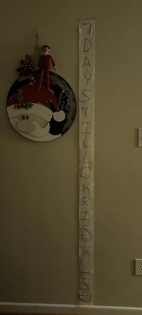 cutecolleen85's tweet image. Dash left a little reminder for us…. 

7 days till Christmas!!!!! 🥰❤️🎄🎉💚🥰

#adventureswithDash
#elffun
#Christmas2024