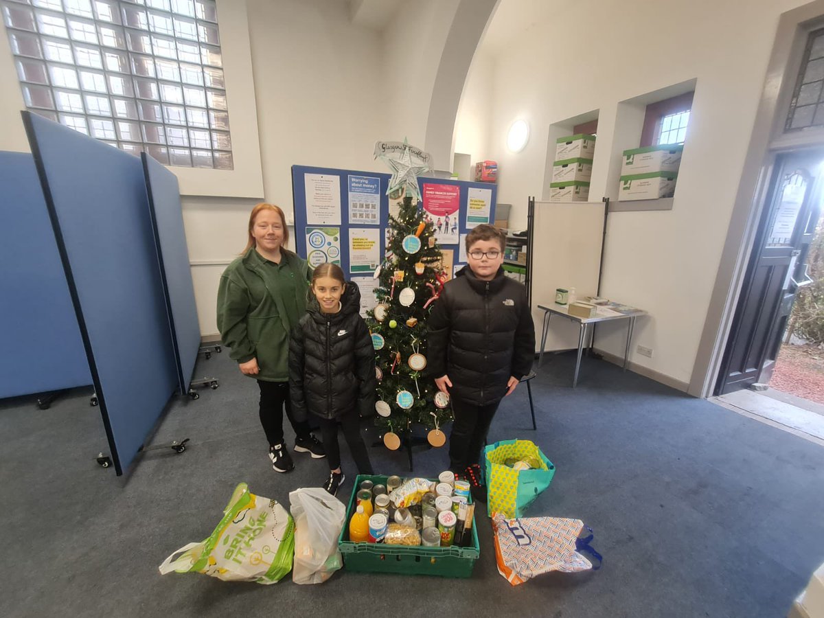 Thank you to everyone in our school community, for their generous donations. It was received with great warmth and appreciation from Glasgow South East Food Bank.
Over 40 bags were handed over... excellent work! #community