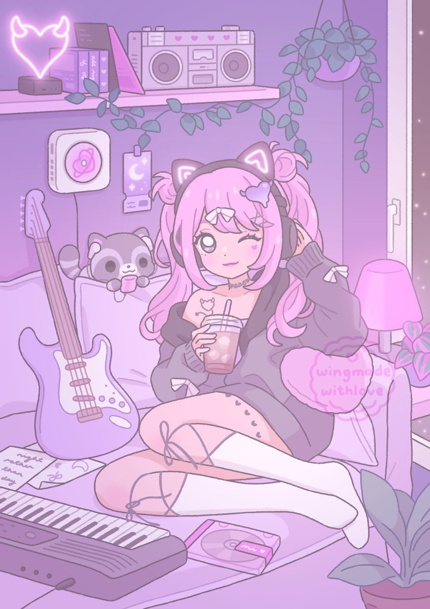 wingmadewlove's tweet photo. it's my birthday today!! I’d be so happy if you retweet my art 🎀 thank you so much for all your support this year 🎂 https://t.co/9TXaZrHu1g